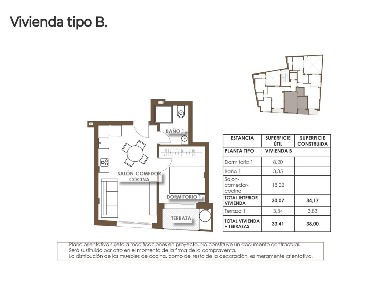 Апартаменты в Торревьехе, Испания, 34 м² - фото 12