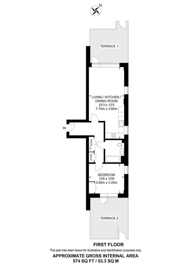 Квартира в Лондоне, Великобритания, 53 м² - фото 10