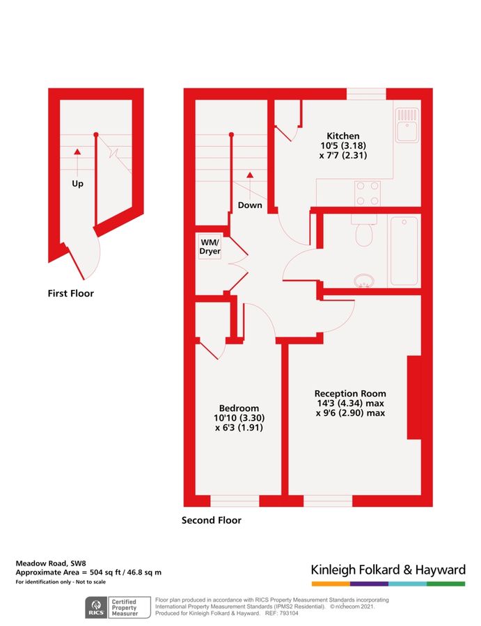 Квартира в Лондоне, Великобритания, 47 м² - фото 10