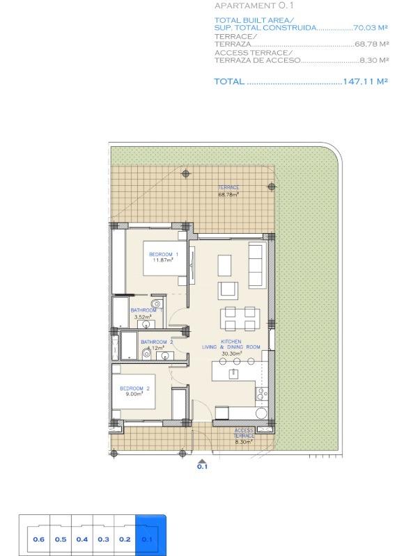 Апартаменты в Лос Алькасарес, Испания, 70 м² - фото 13