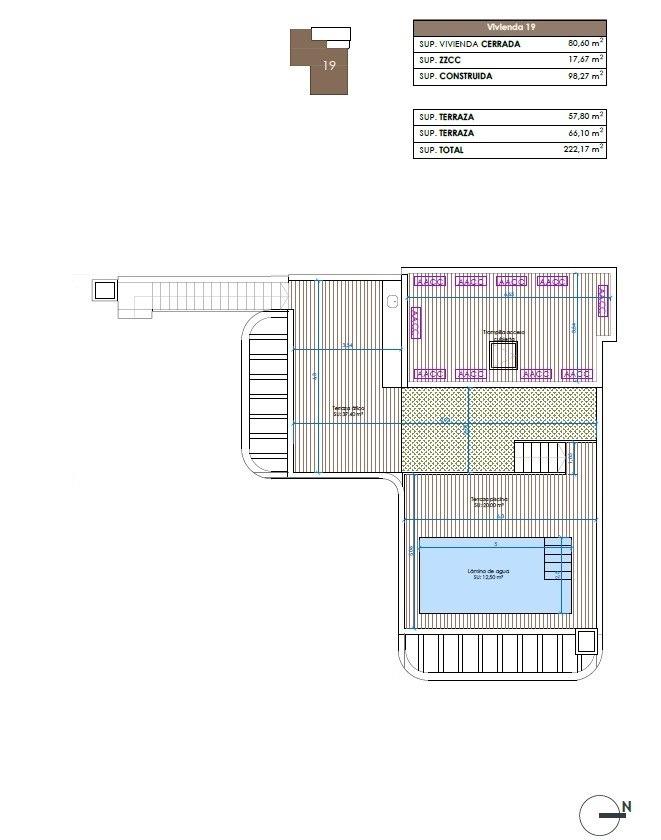 Пентхаус в Гуардамар-дель-Сегура, Испания, 98 м² - фото 14