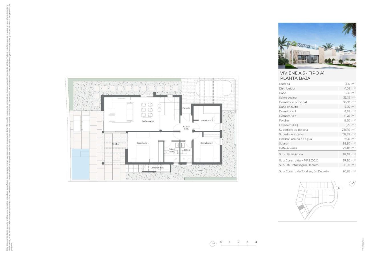 Вилла в Вере, Испания, 98 м² - фото 14