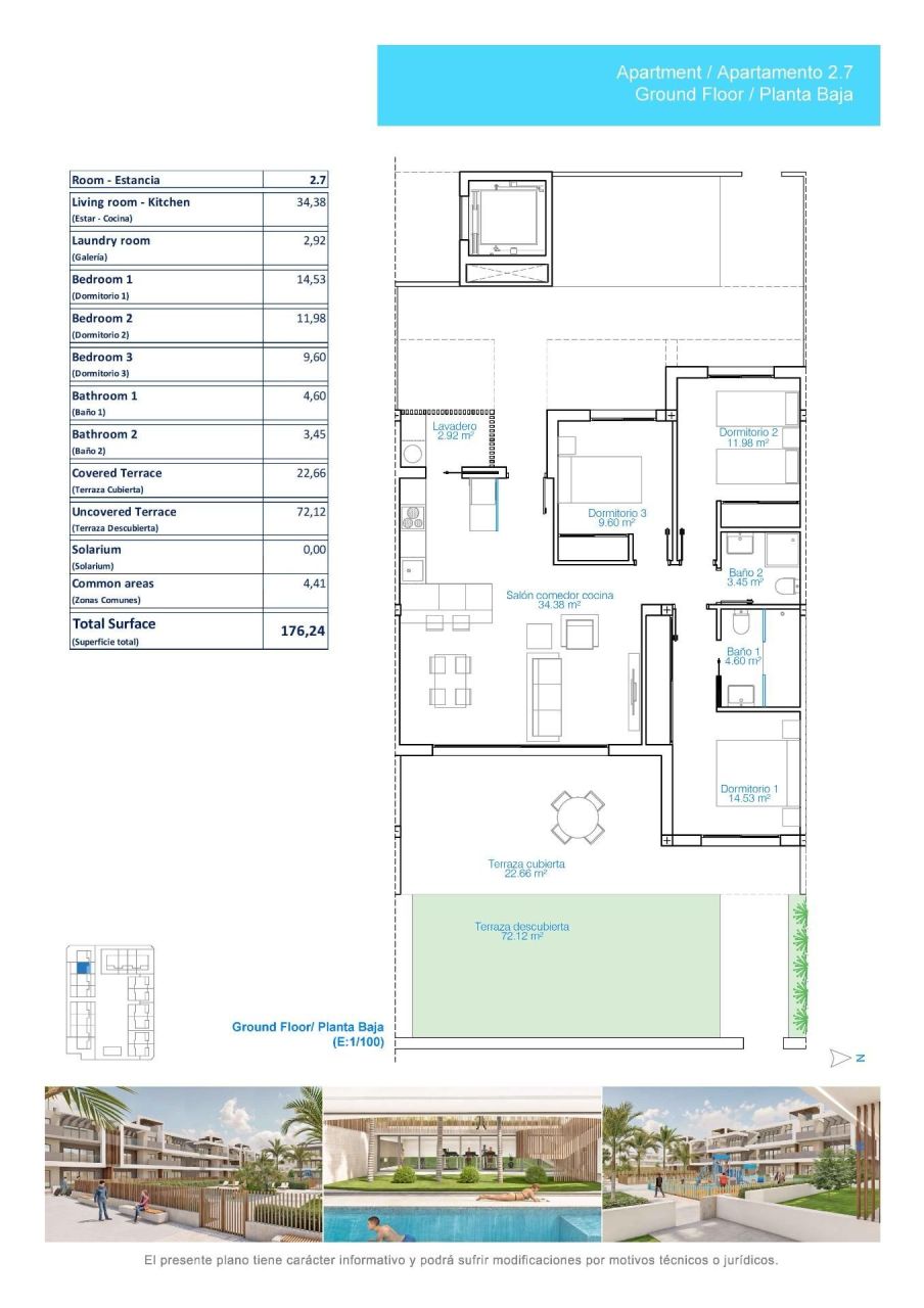 Апартаменты в Пилар-де-ла-Орадада, Испания, 104 м² - фото 14