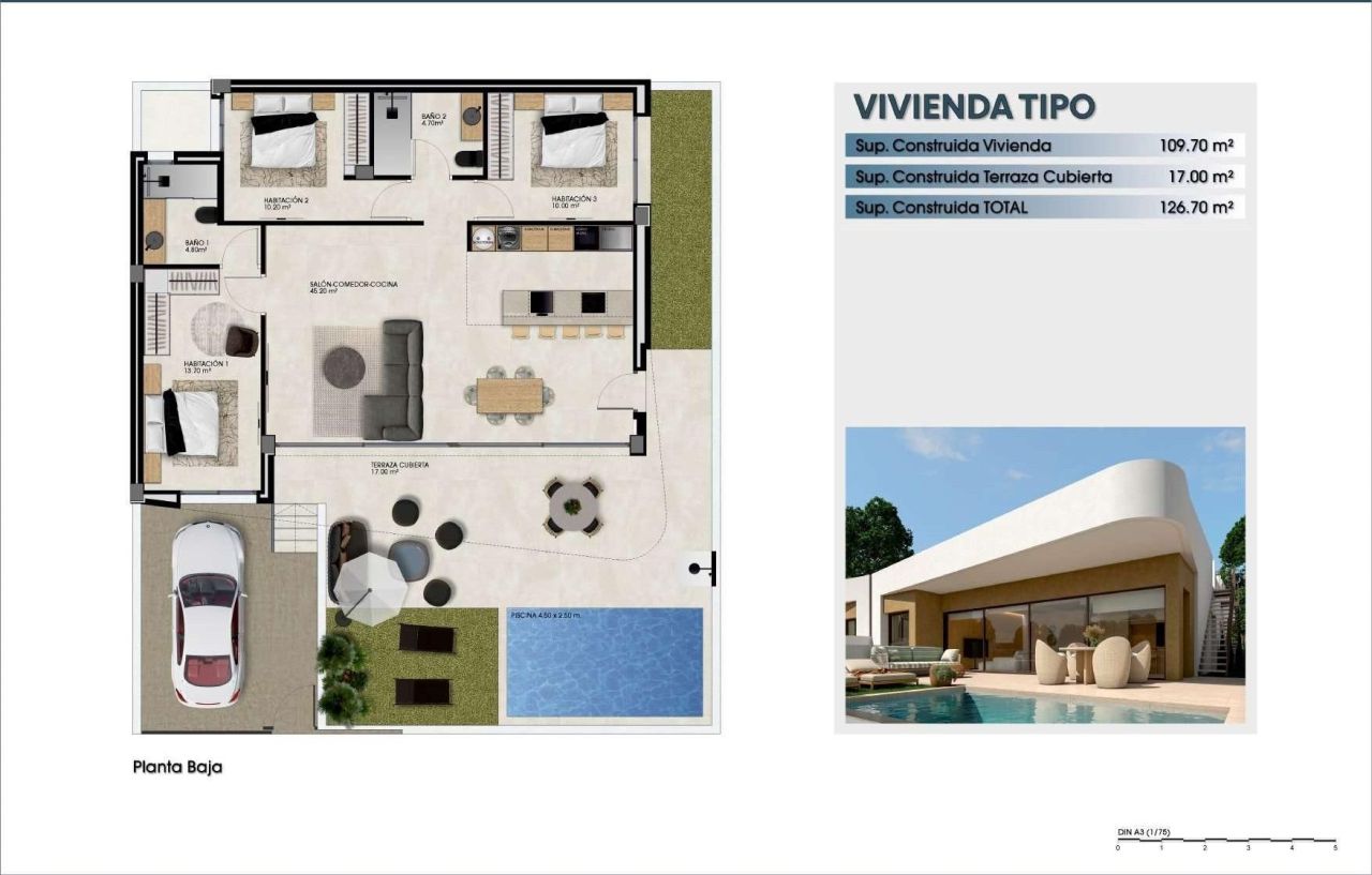 Таунхаус в Долорес, Испания, 126 м² - фото 16