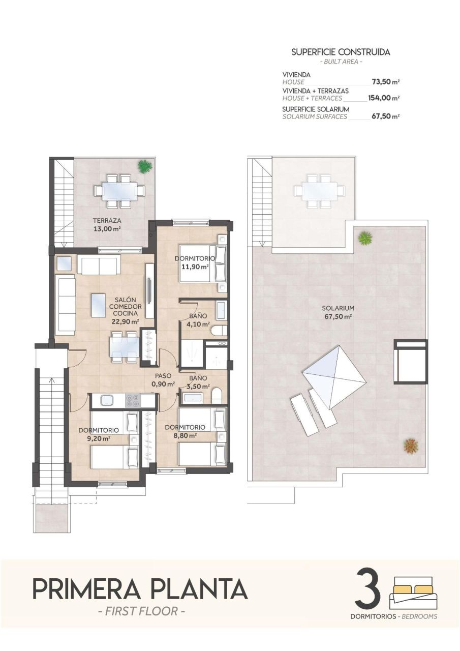 Бунгало в Сан-Мигель де Салинас, Испания, 73 м² - фото 16