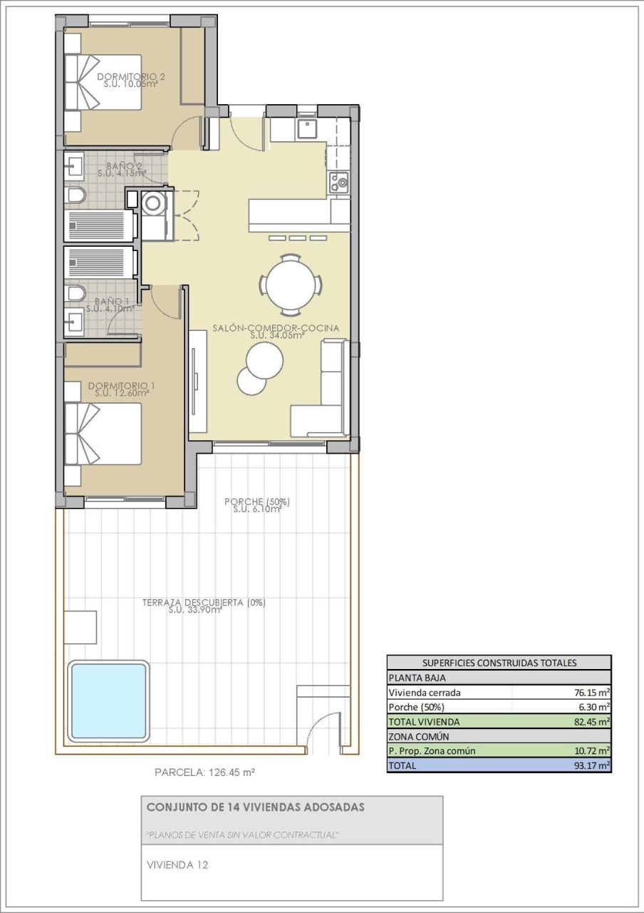 Бунгало в Рохалесе, Испания, 76 м² - фото 16