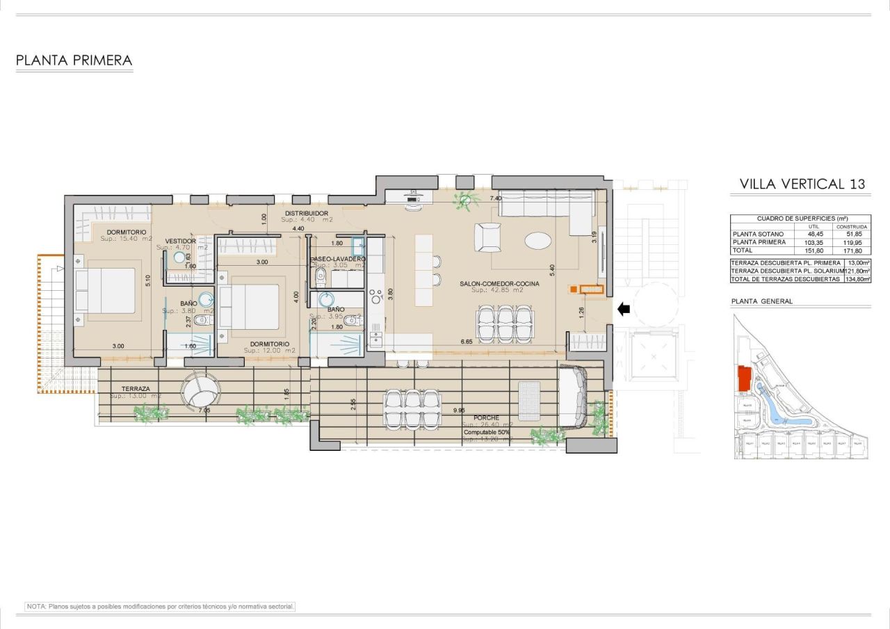 Бунгало в Сан-Хуан-де-лос-Терреросе, Испания, 171 м² - фото 16