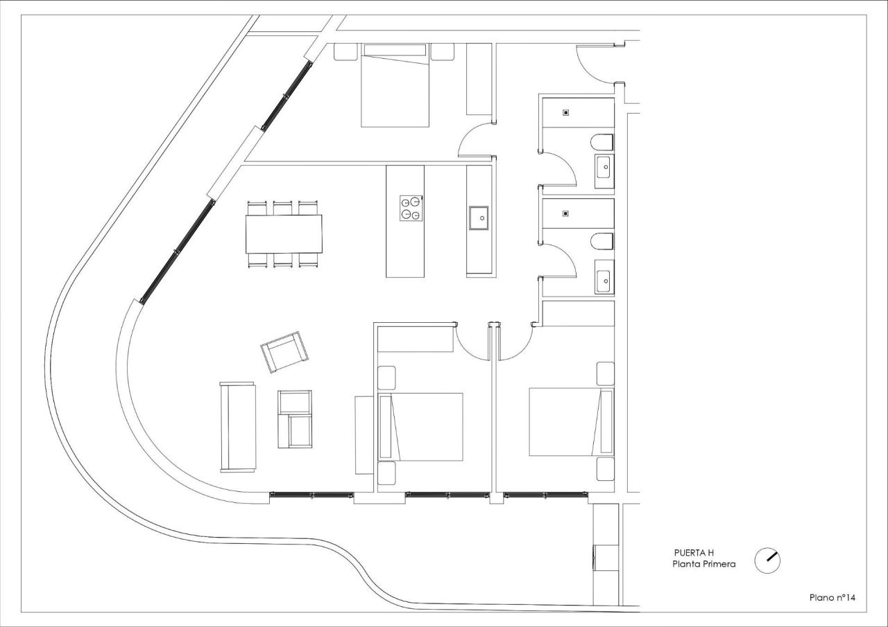 Апартаменты в Кальпе, Испания, 154 м² - фото 18