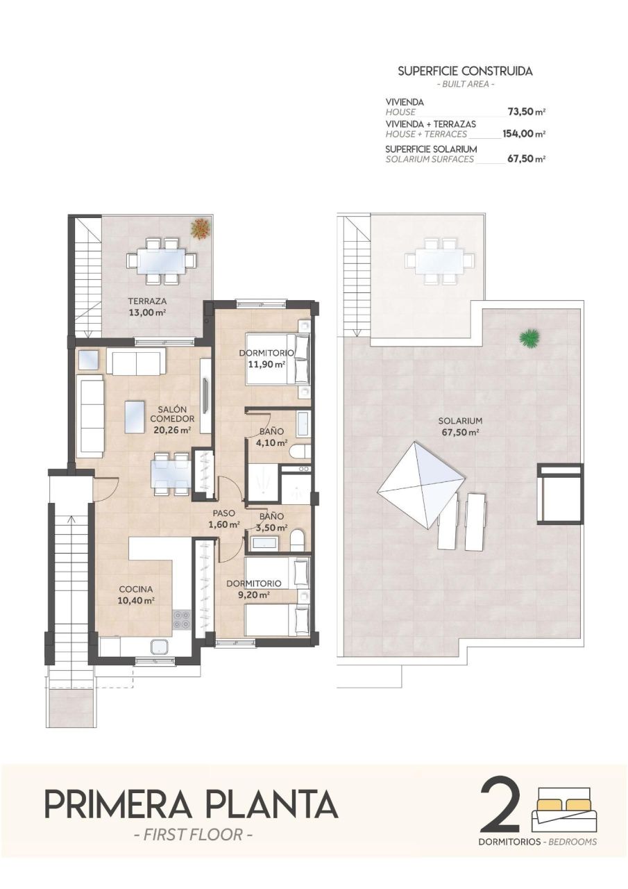 Бунгало в Сан-Мигель де Салинас, Испания, 73 м² - фото 19