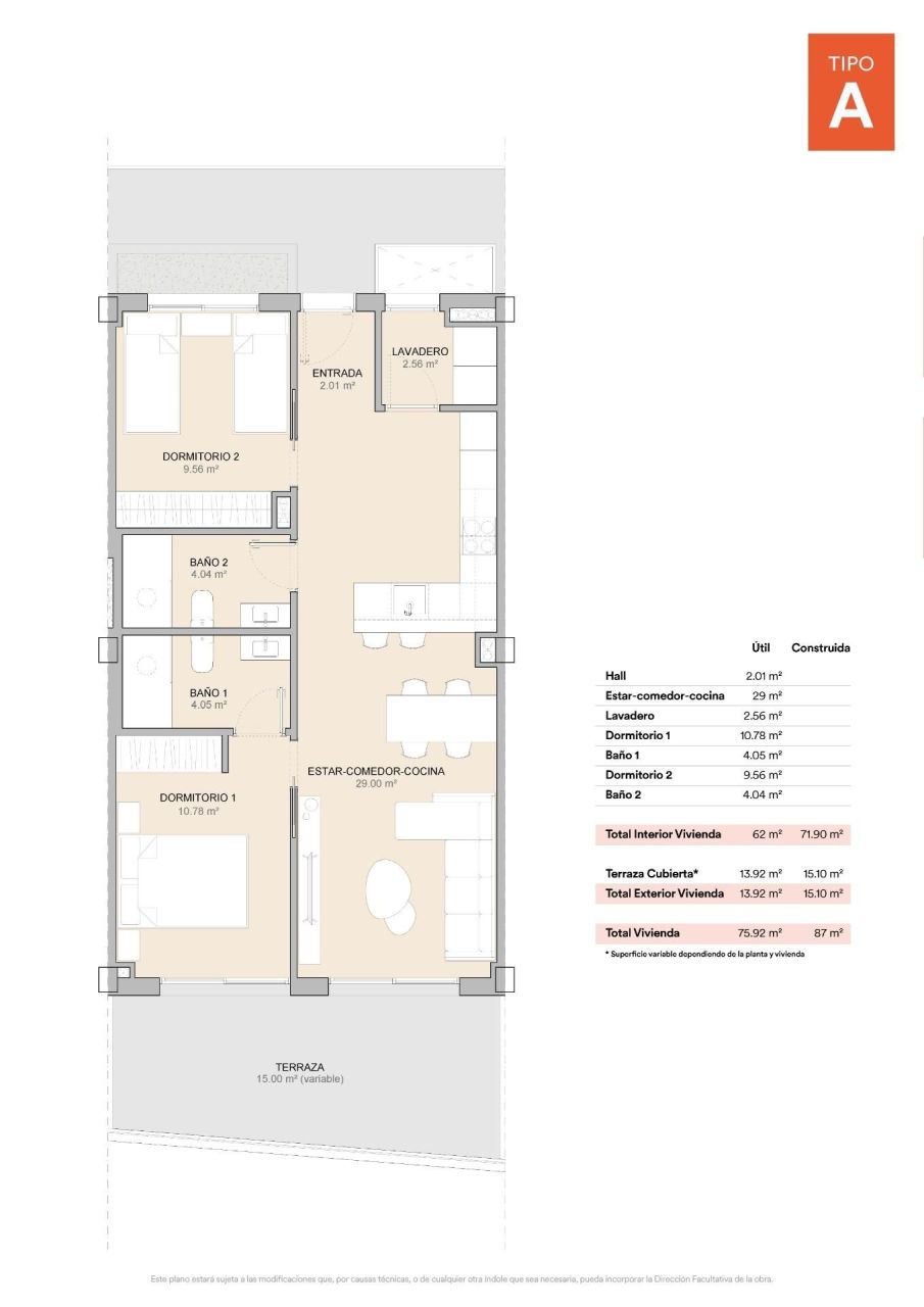 Апартаменты La Nucía, Испания, 87 м² - фото 19