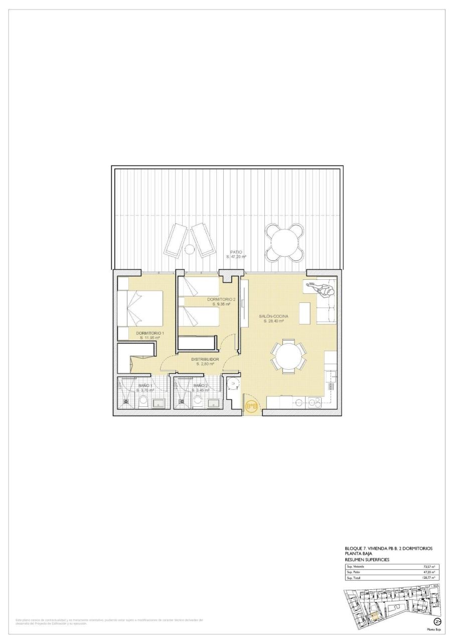 Апартаменты в Финестрате, Испания, 73 м² - фото 18