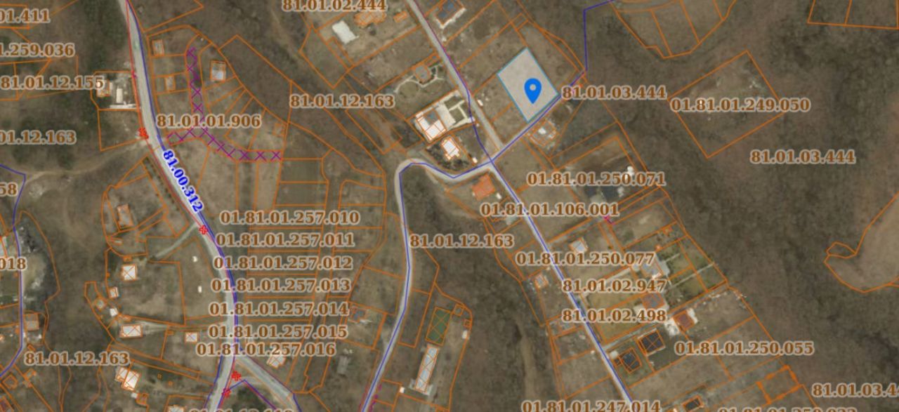 Земля в Тбилиси, Грузия, 1 733 м² - фото 1