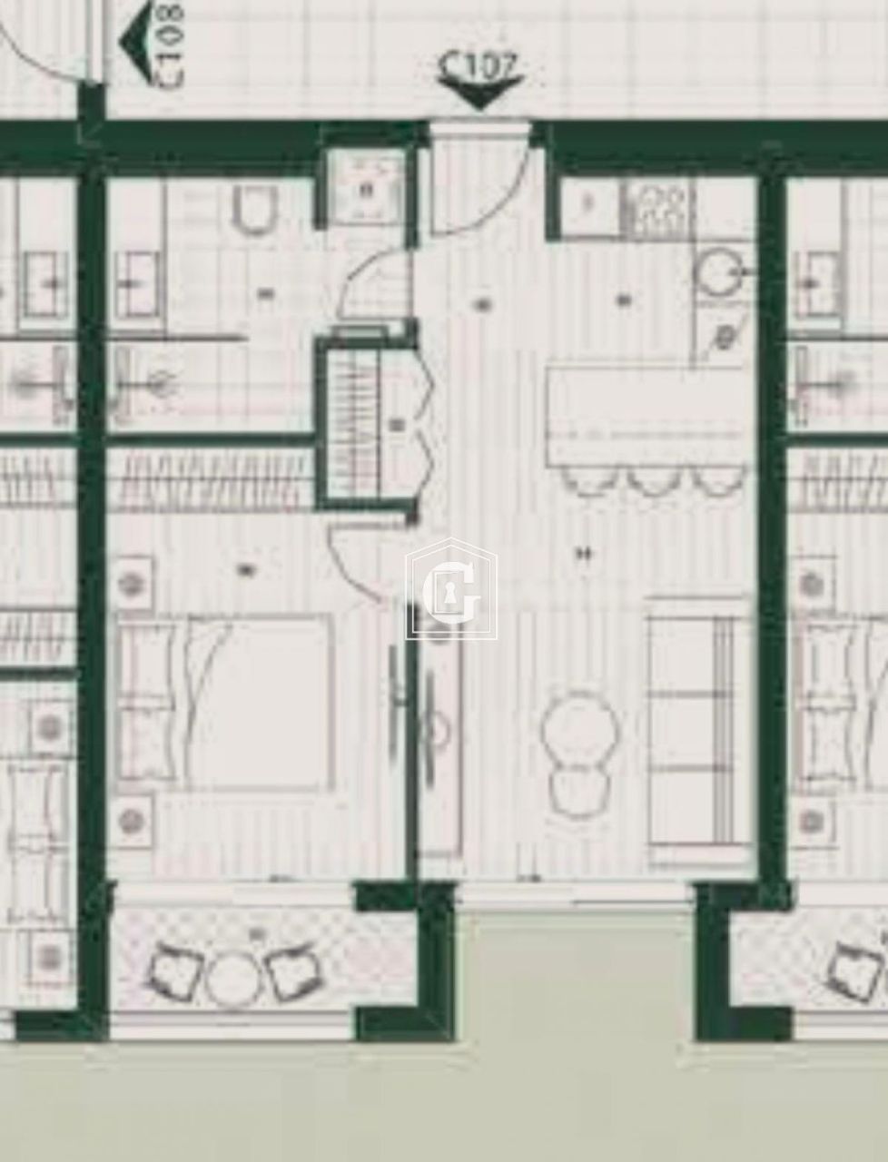 Апартаменты в Тивате, Черногория, 41 м² - фото 15