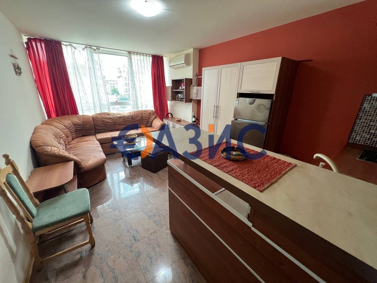 Апартаменты на Солнечном берегу, Болгария, 32 м² - фото 3