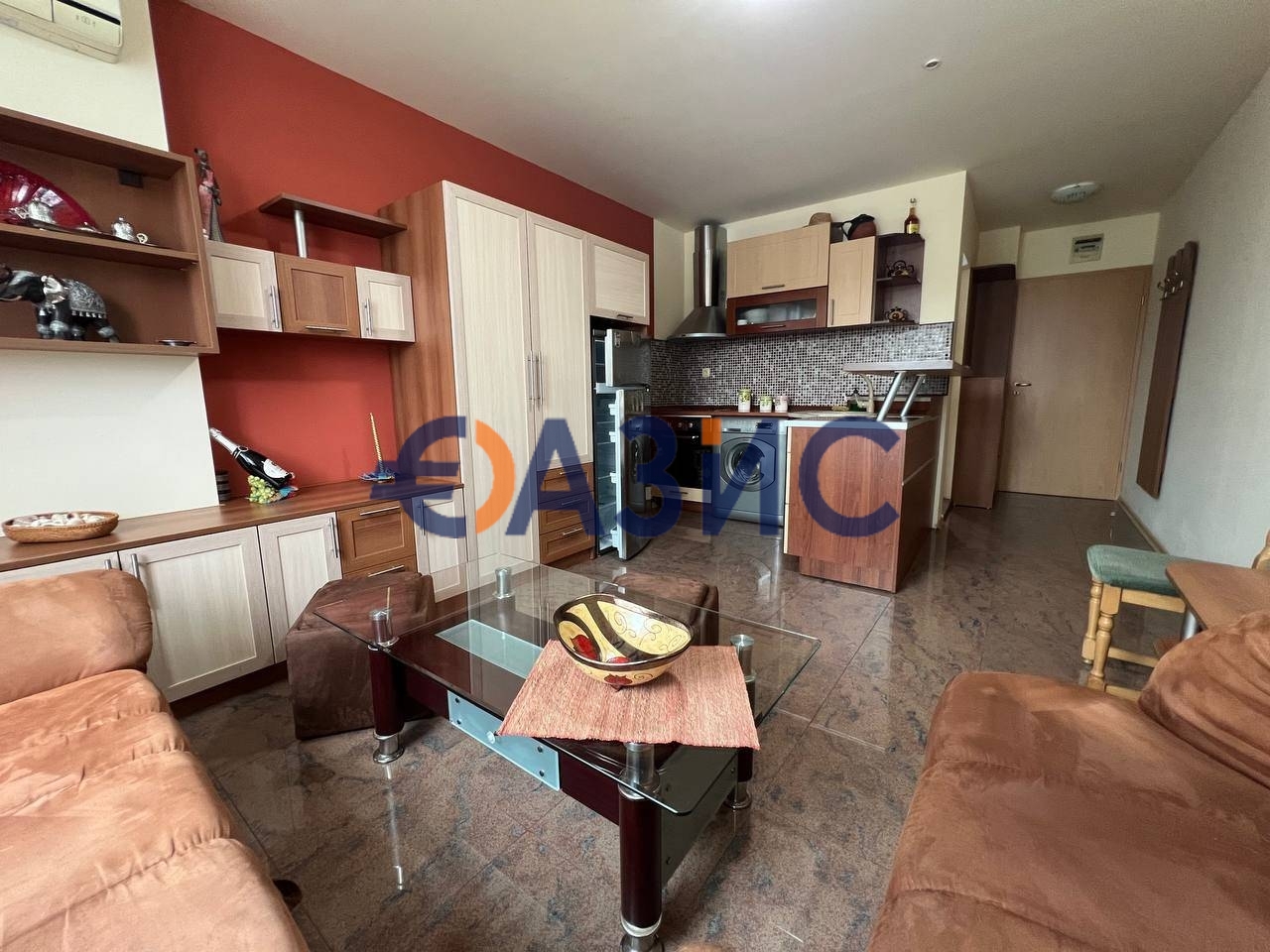 Апартаменты на Солнечном берегу, Болгария, 32 м² - фото 4