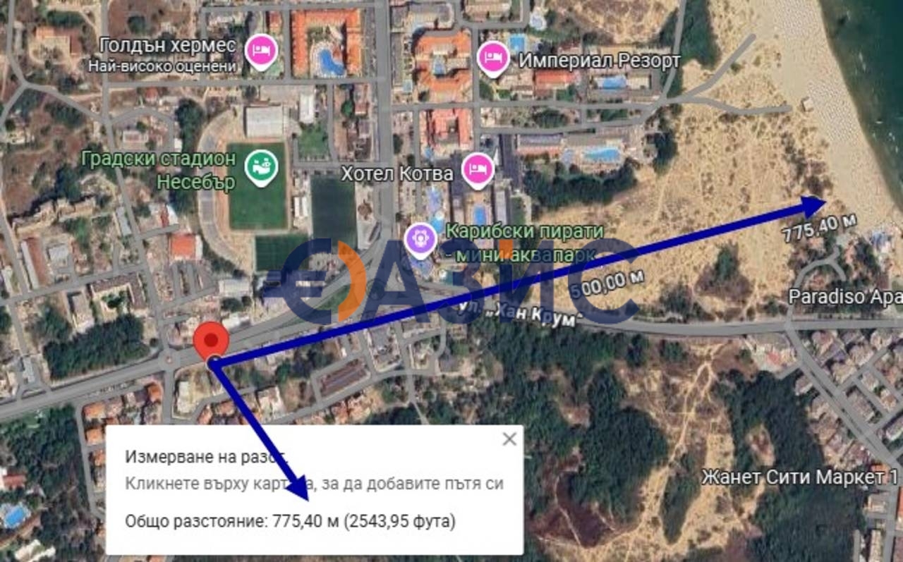 Апартаменты в Несебре, Болгария, 62 м² - фото 16