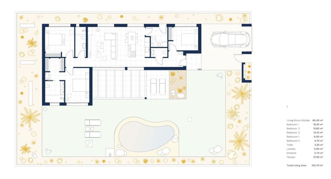 Вилла Baños y Mendigo, Испания, 153 м² - фото 18