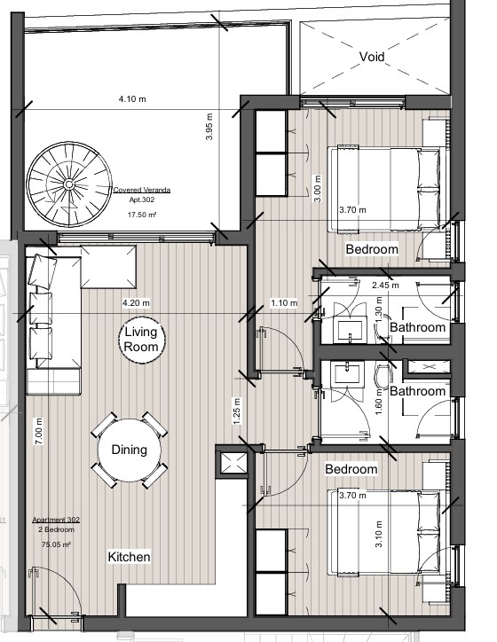 Пентхаус в Лимасоле, Кипр, 93 м² - фото 10