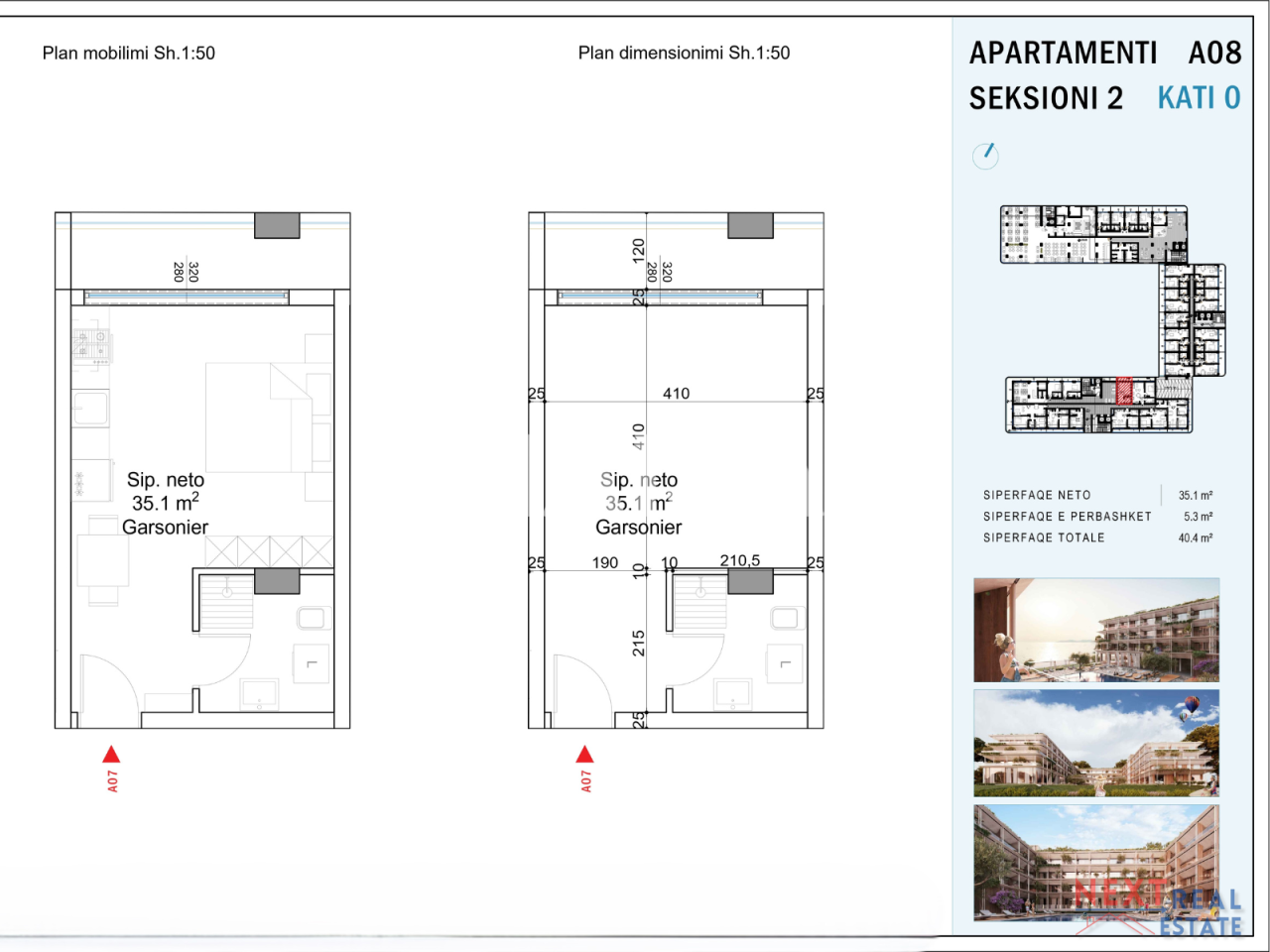 Апартаменты во Влёре, Албания, 35.1 м² - фото 2