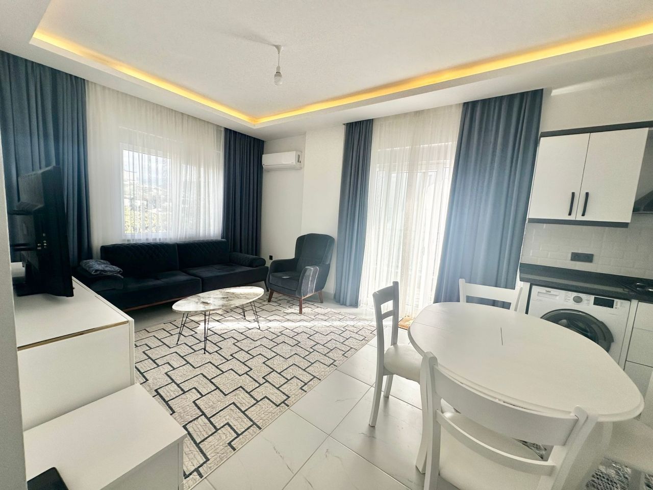 Квартира в Алании, Турция, 50 м² - фото 2