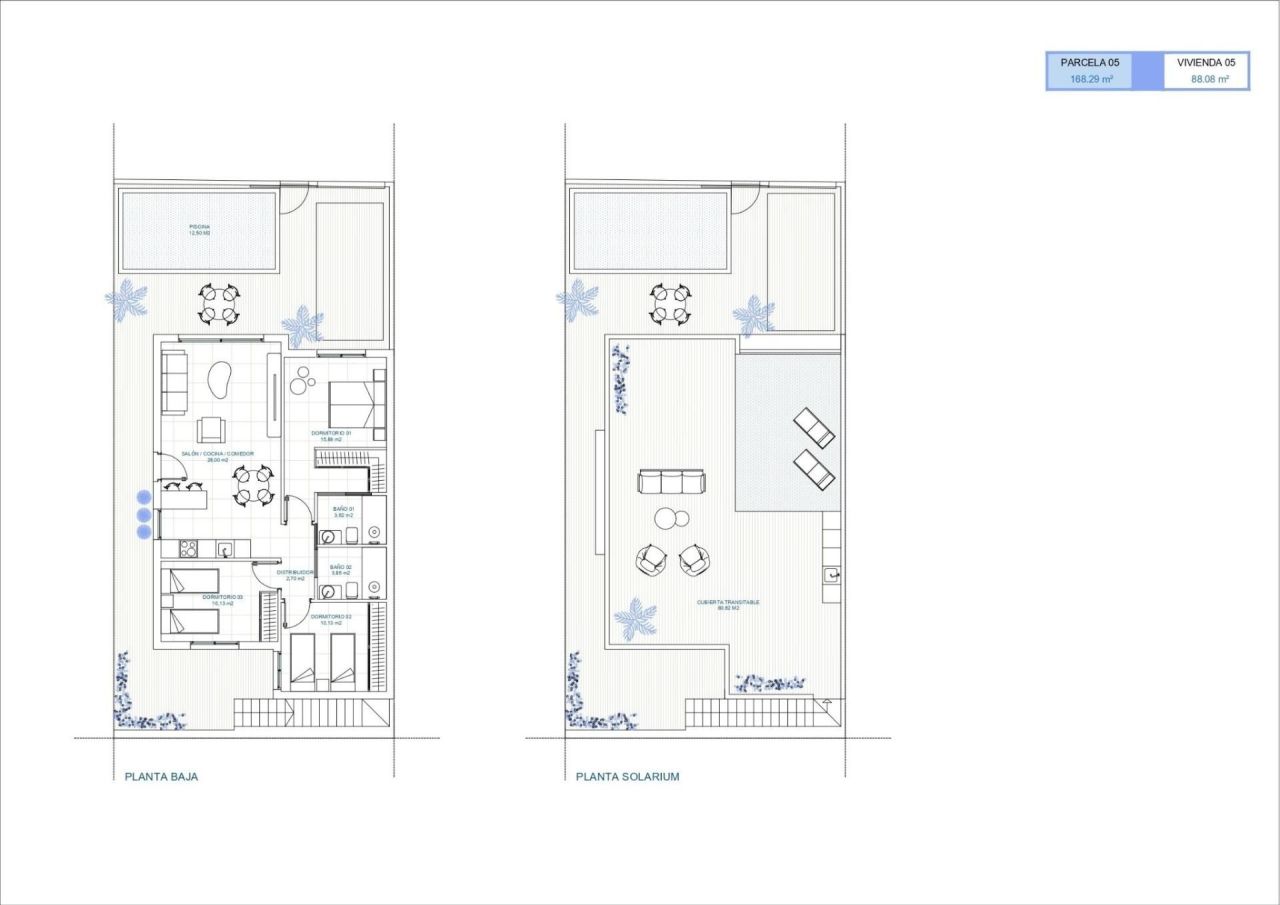 Вилла в Торре-Пачеко, Испания, 88 м² - фото 9