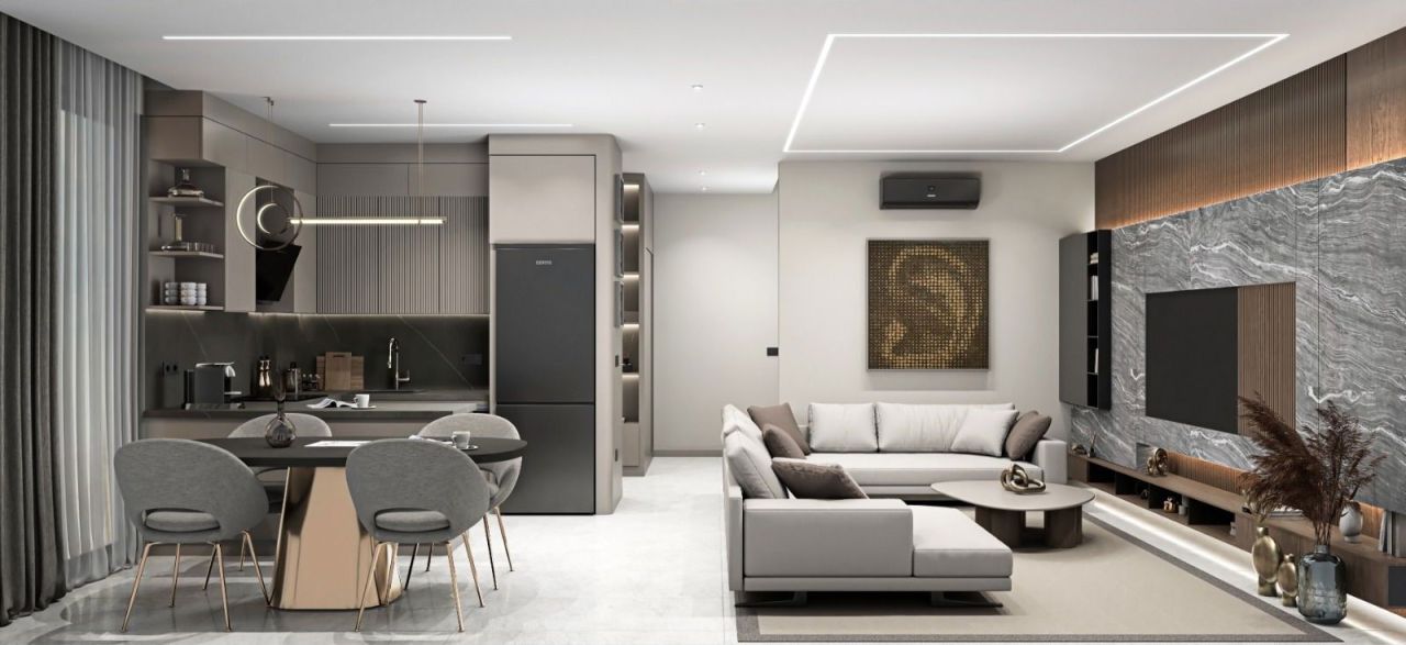 Апартаменты в Алании, Турция, 100 м² - фото 2