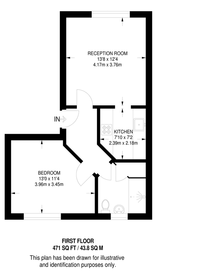 Квартира в Лондоне, Великобритания, 44 м² - фото 7