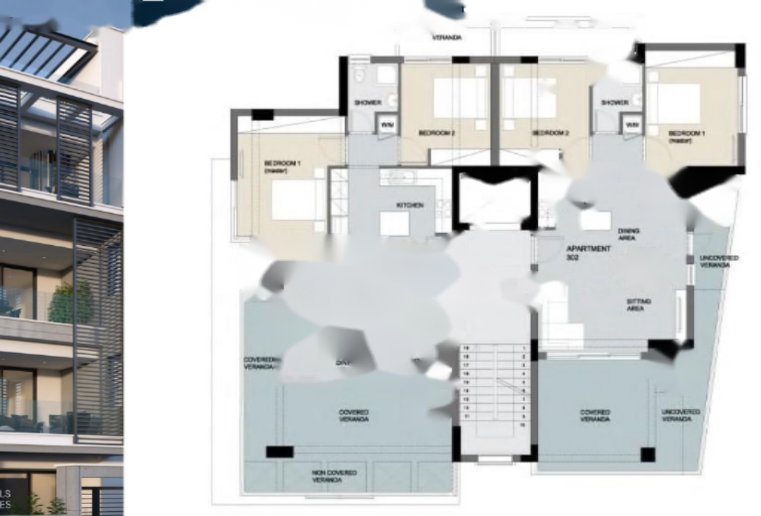 Квартира в Ермасойе, Кипр, 80 м² - фото 9