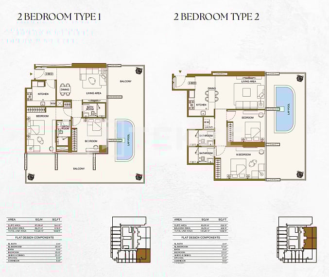 Апартаменты в Дубае, ОАЭ, 40 м² - фото 16