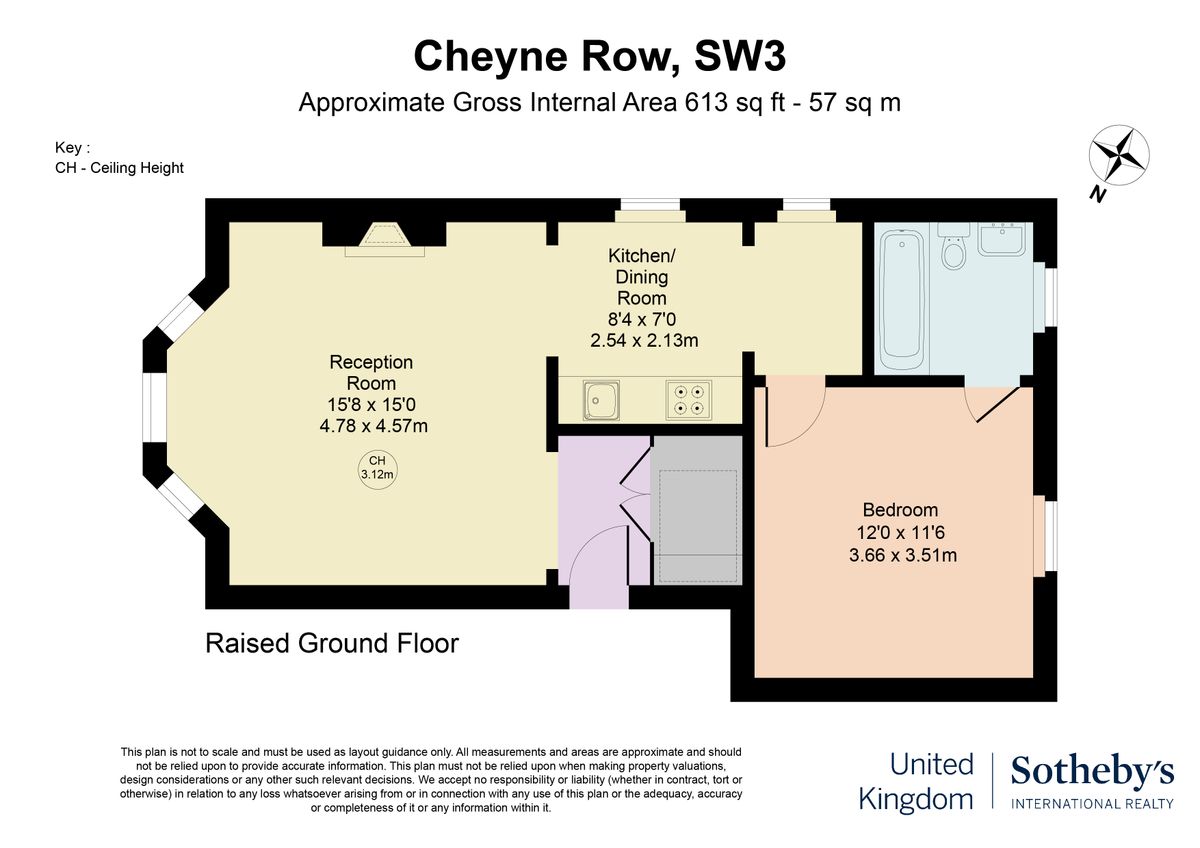 Квартира в Лондоне, Великобритания, 57 м² - фото 12