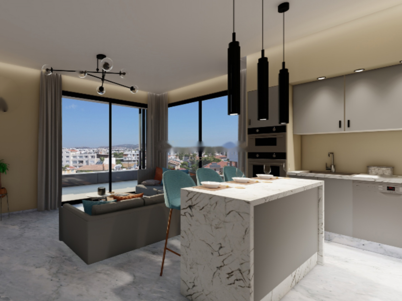 Квартира в Ермасойе, Кипр, 53 м² - фото 13