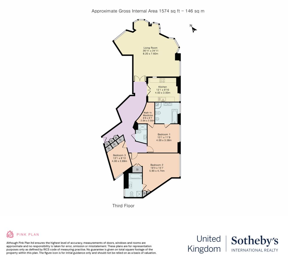 Квартира в Лондоне, Великобритания, 146 м² - фото 15