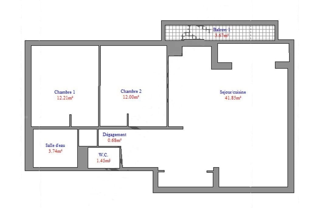 Квартира в Ницце, Франция, 72 м² - фото 13