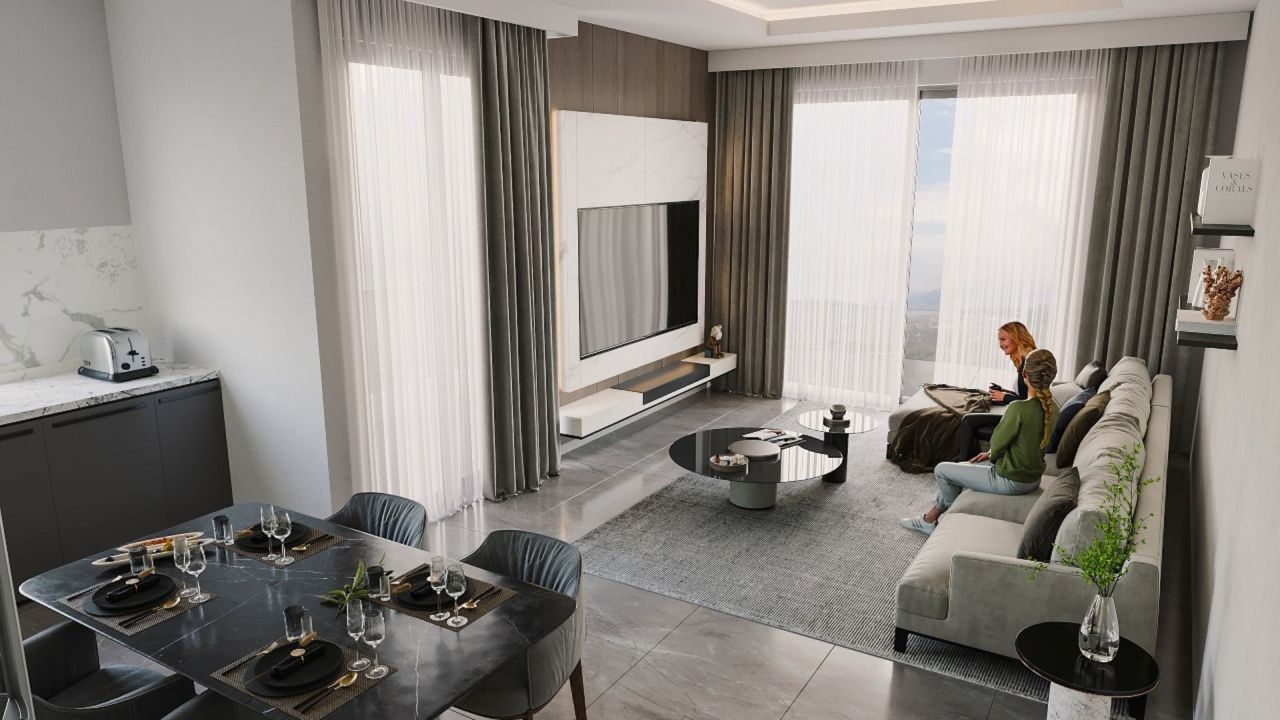 Квартира в Алании, Турция, 56 м² - фото 13