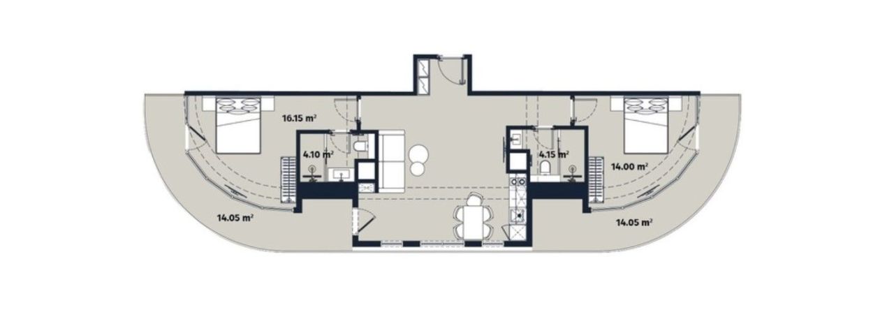 Апартаменты в Кобулети, Грузия, 64 м² - фото 5