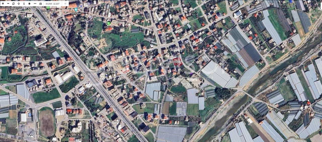 Земля в Газипаше, Турция, 1 536 м² - фото 13