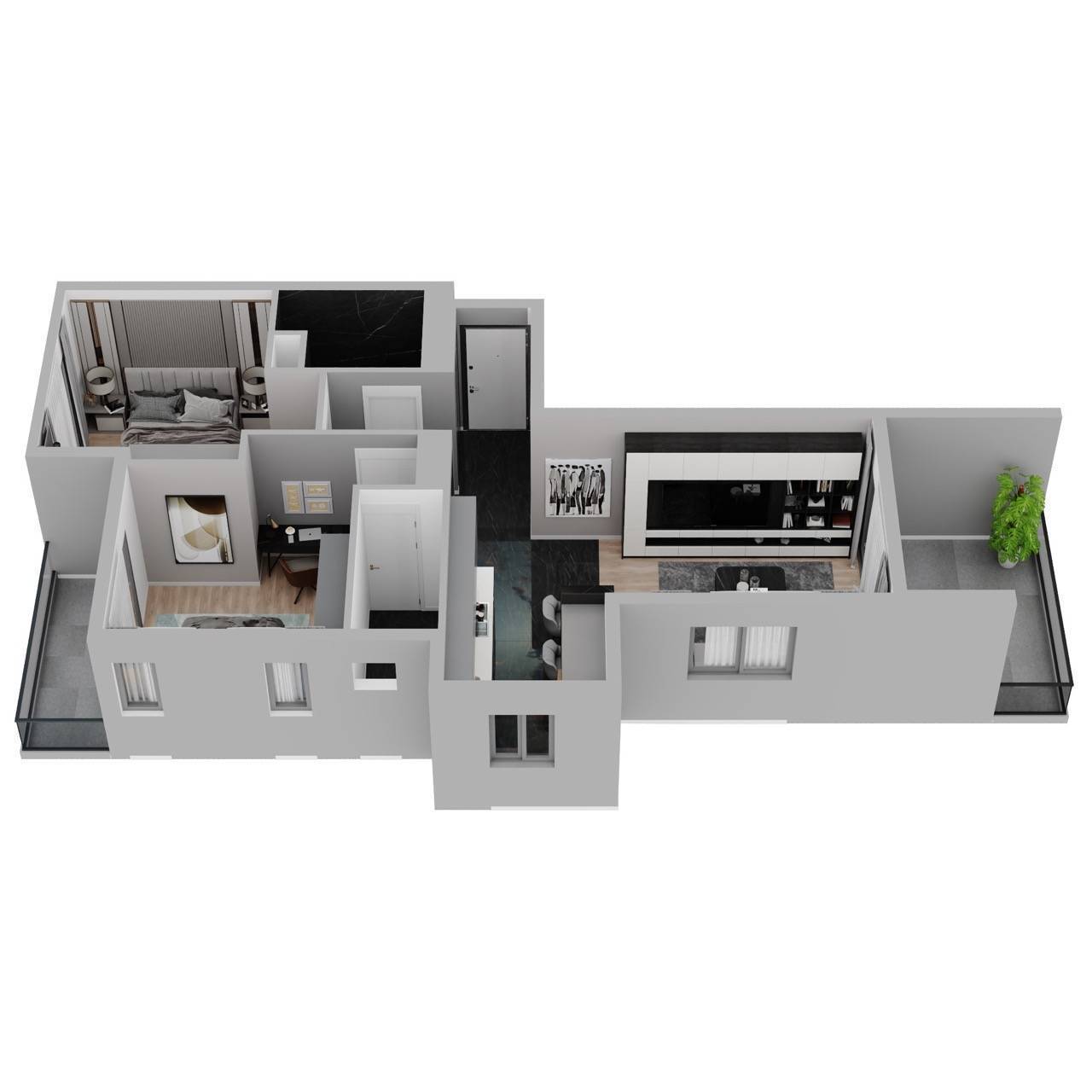 Квартира в Мерсине, Турция, 96 м² - фото 18