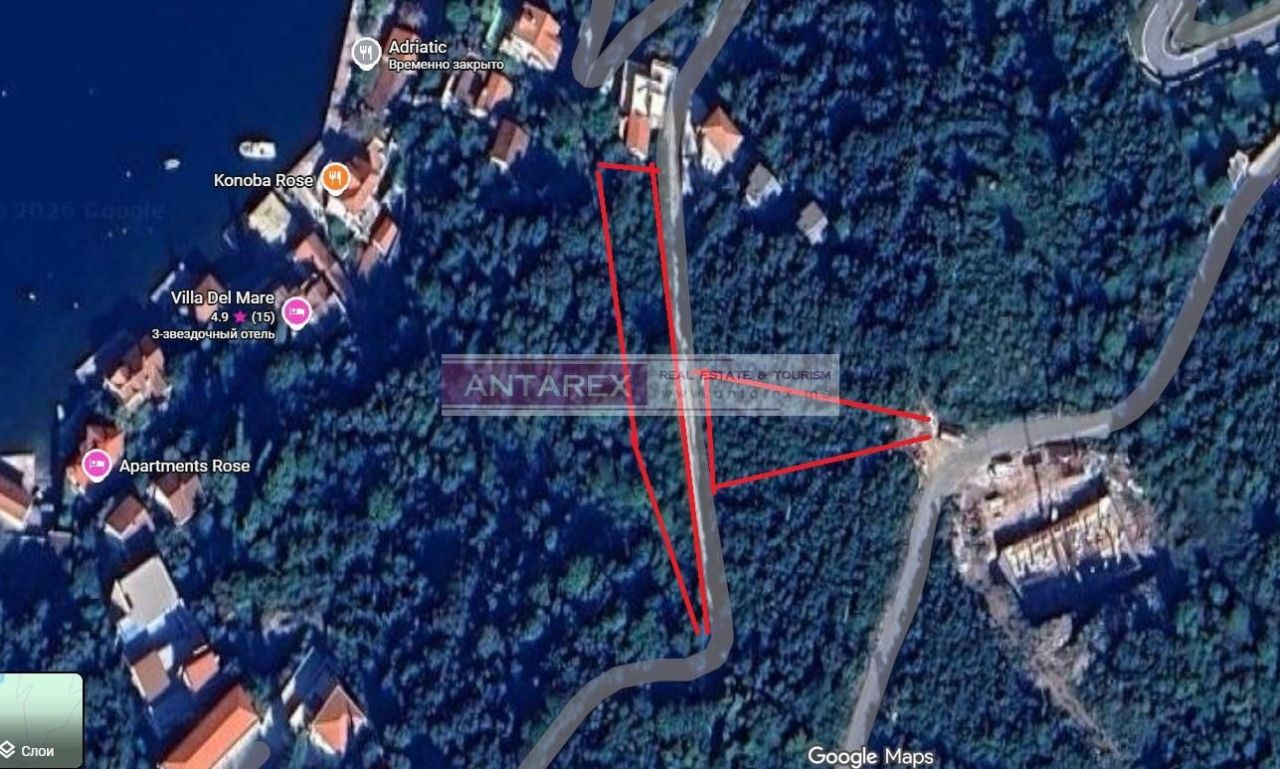 Земля в Розе, Черногория, 1 802 м² - фото 2