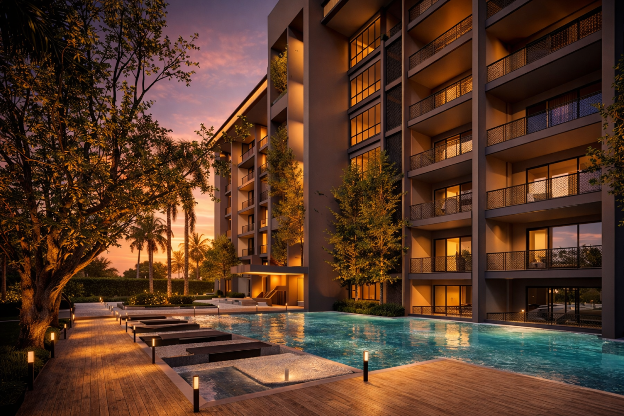 Квартира в Паттайе, Таиланд, 59.35 м² - фото 1