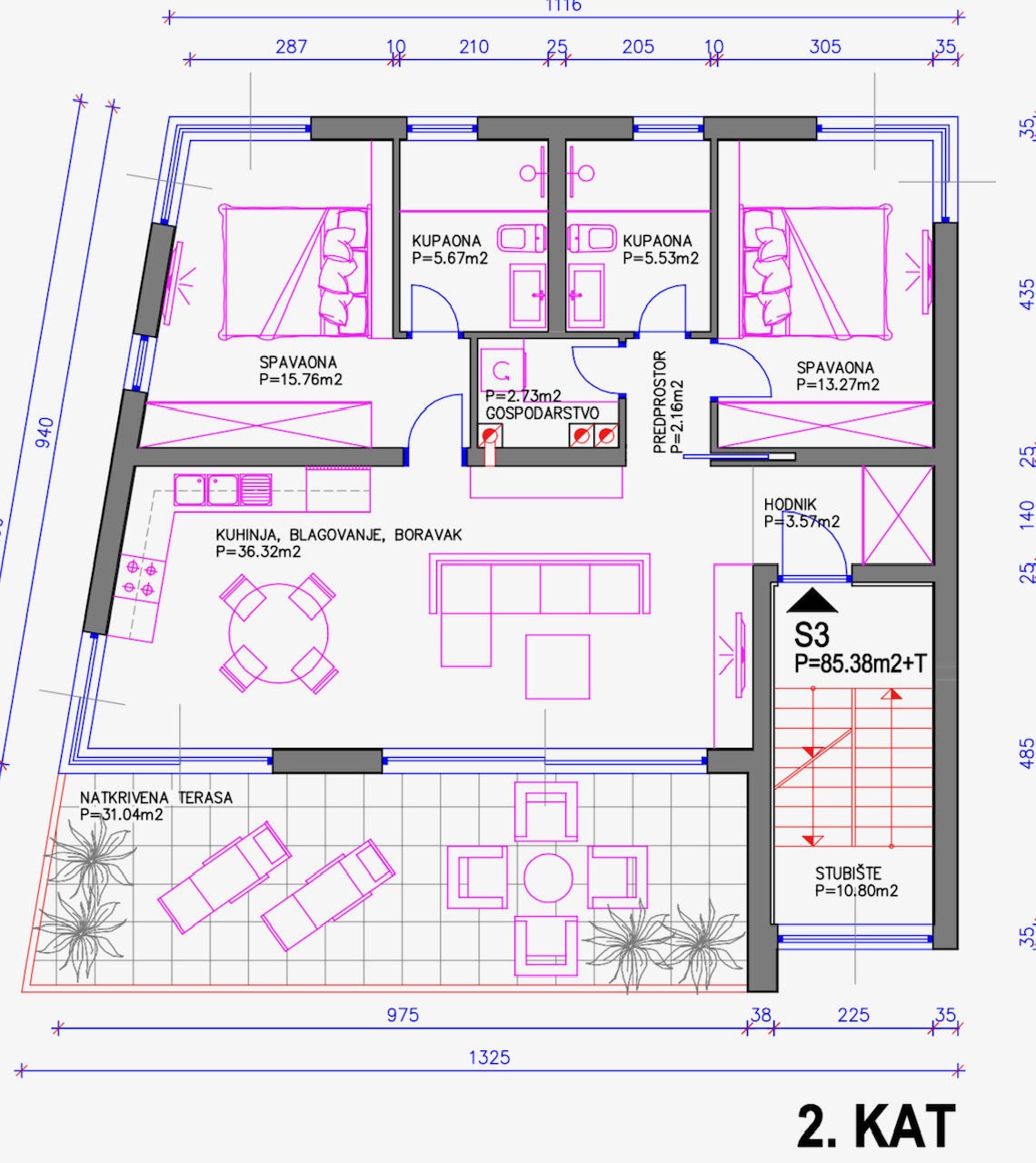 Квартира в Медулине, Хорватия, 144.29 м² - фото 5