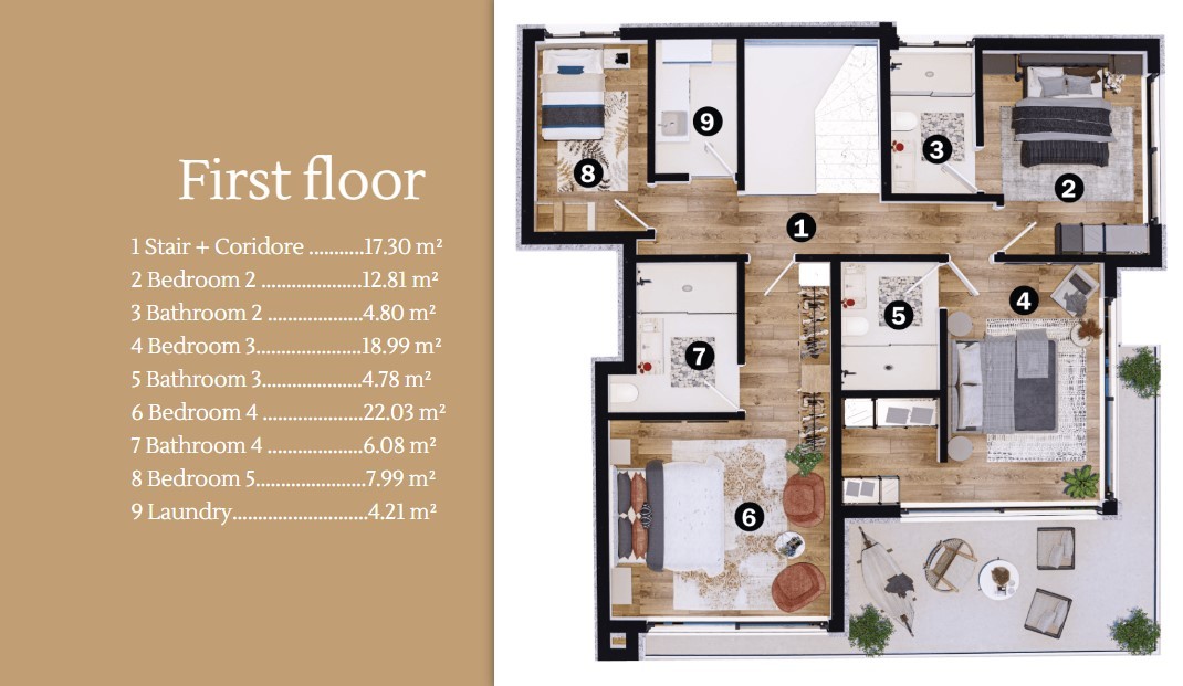 Дом в Умаге, Хорватия, 232.91 м² - фото 7