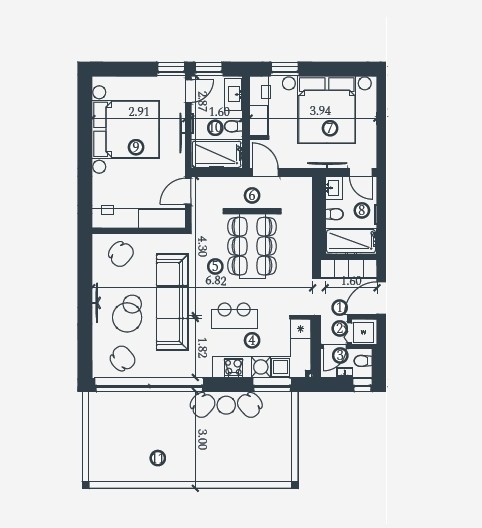 Квартира в Умаге, Хорватия, 79 м² - фото 7