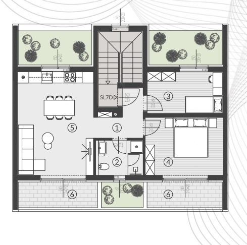 Квартира в Пуле, Хорватия, 60.76 м² - фото 15