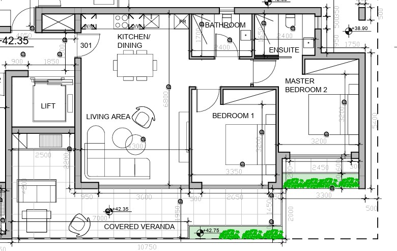 Апартаменты в Пафосе, Кипр, 102 м² - фото 4