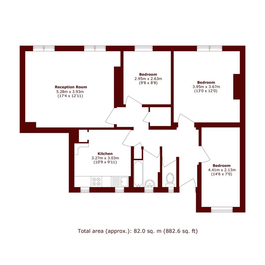 Квартира в Лондоне, Великобритания, 82 м² - фото 7
