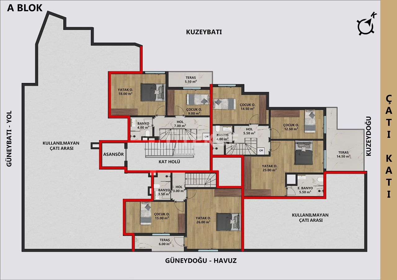Апартаменты в Анталии, Турция, 75 м² - фото 12