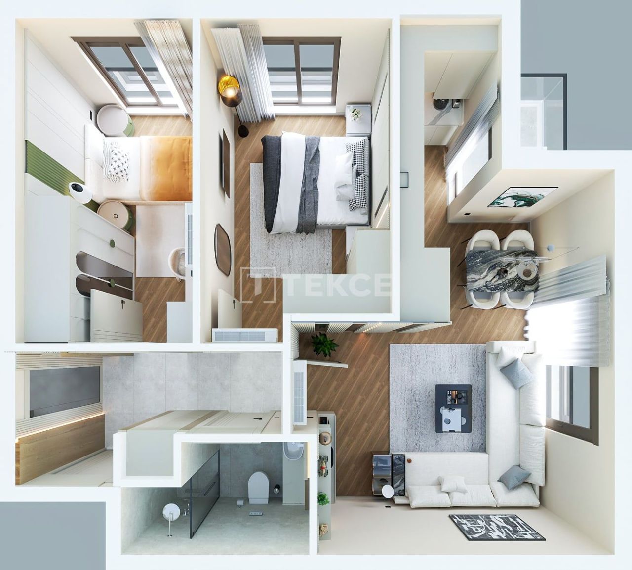 Апартаменты в Анталии, Турция, 125 м² - фото 15