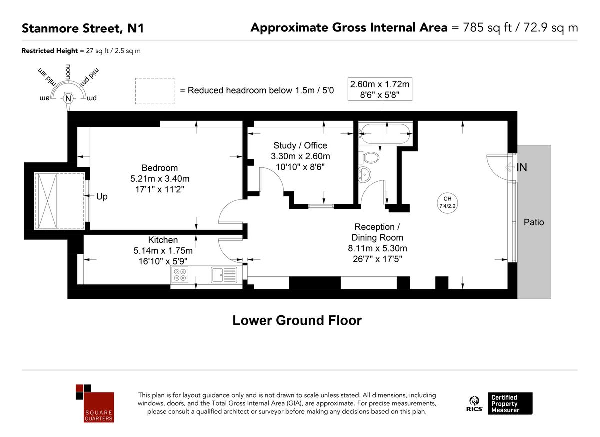 Квартира в Лондоне, Великобритания, 73 м² - фото 13
