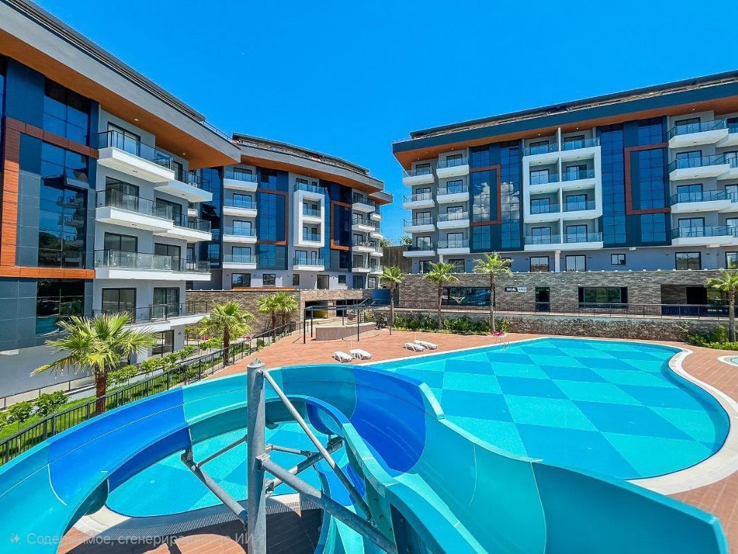 Апартаменты в Алании, Турция, 45 м² - фото 1