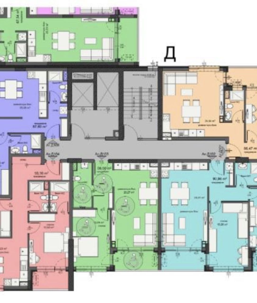 Квартира в Бургасе, Болгария, 70 м² - фото 11